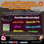 แนวทางการใช้ข้อความโฆษณา